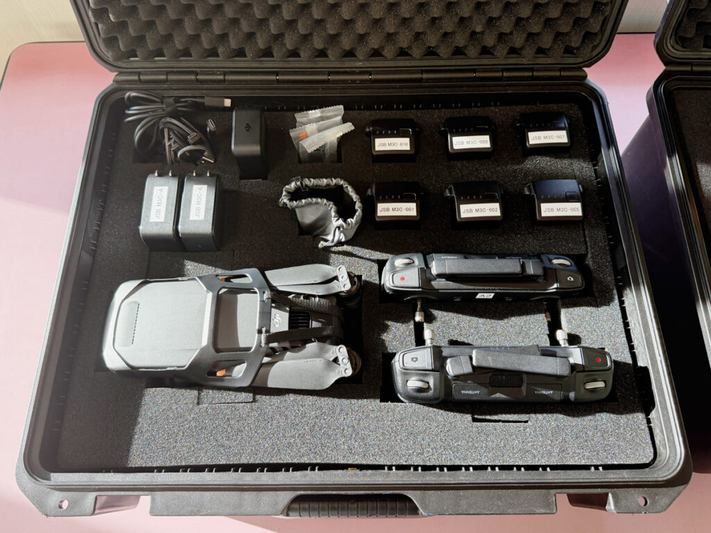 講習用 Mavic 3 Classic の収納ケース(その1)